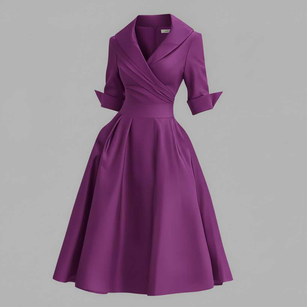 Elegant Midi Dress | Women's Formal Wear