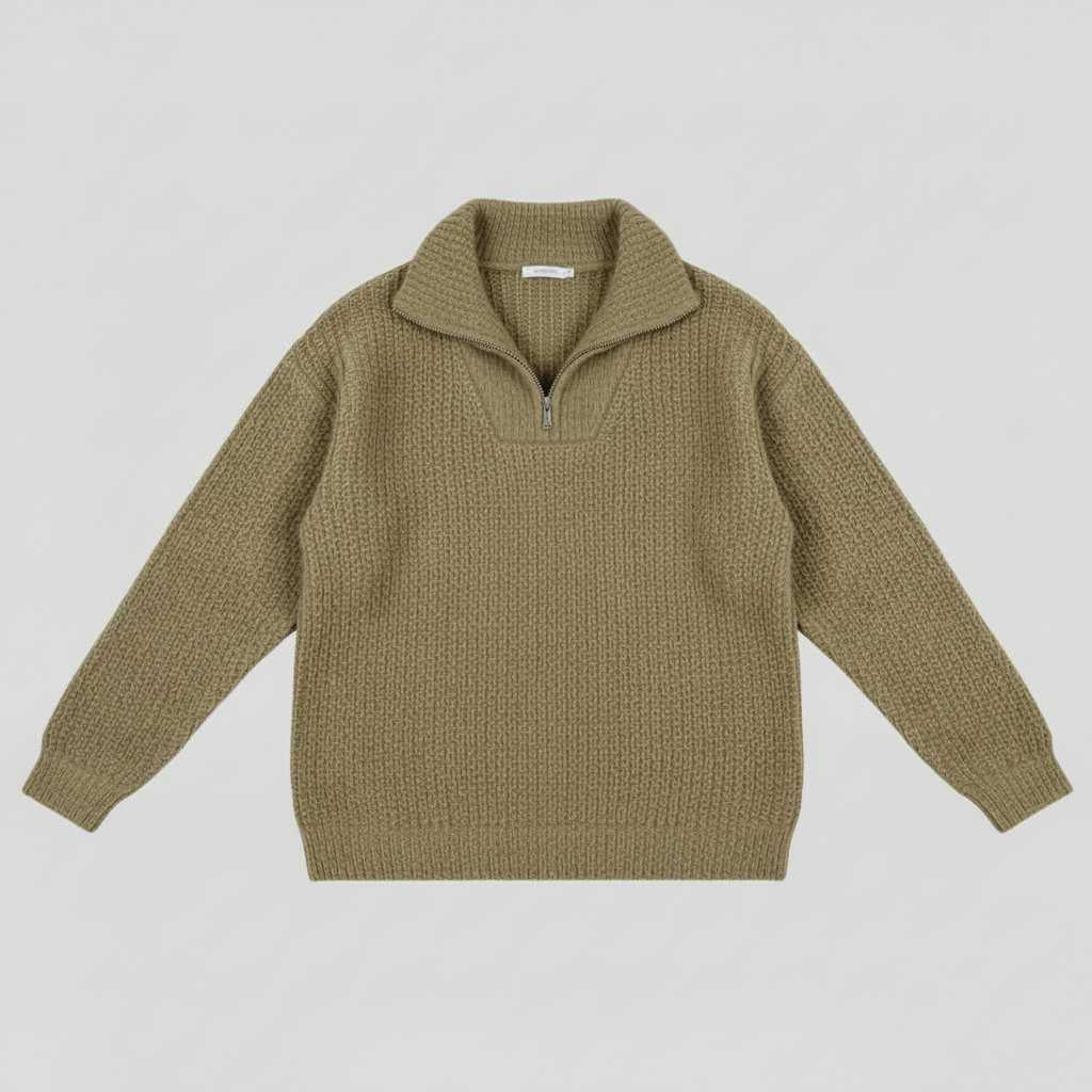 Dafina | Women's V-Neck Sweater with Zipper