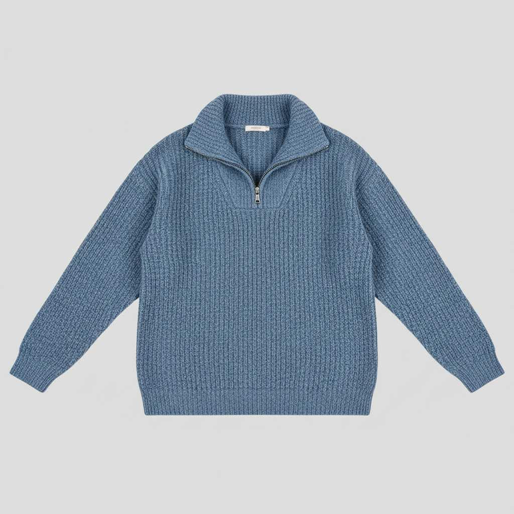 Dafina | Women's V-Neck Sweater with Zipper