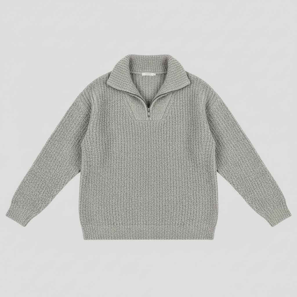Dafina | Women's V-Neck Sweater with Zipper