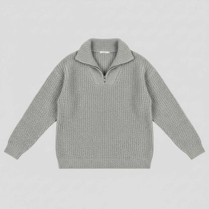 Dafina | Women's V-Neck Sweater with Zipper