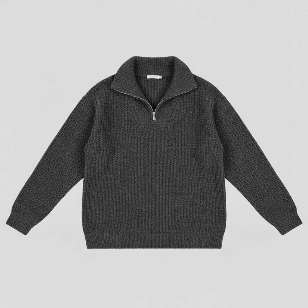 Dafina | Women's V-Neck Sweater with Zipper