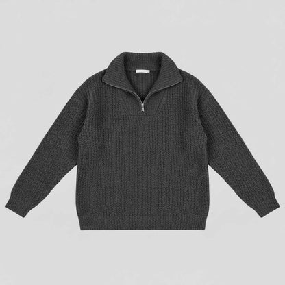 Dafina | Women's V-Neck Sweater with Zipper