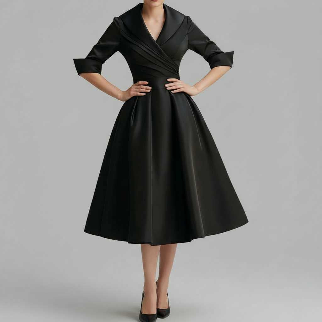 Elegant Midi Dress | Women's Formal Wear