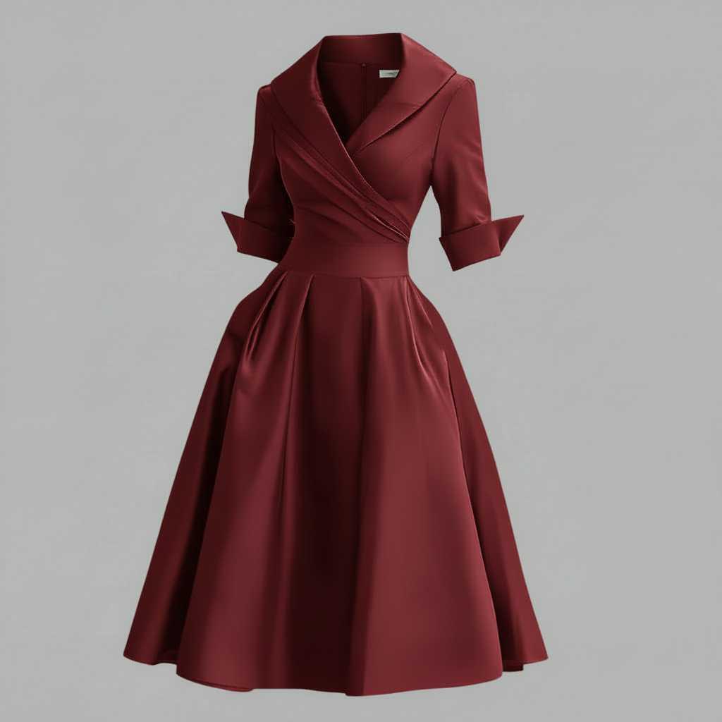 Elegant Midi Dress | Women's Formal Wear