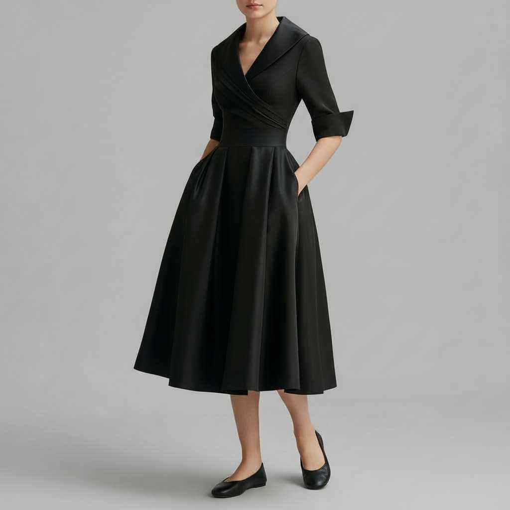 Elegant Midi Dress | Women's Formal Wear
