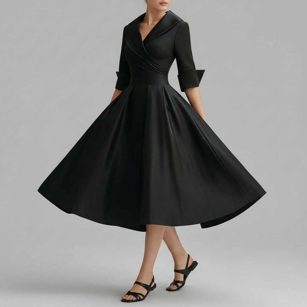 Elegant Midi Dress | Women's Formal Wear