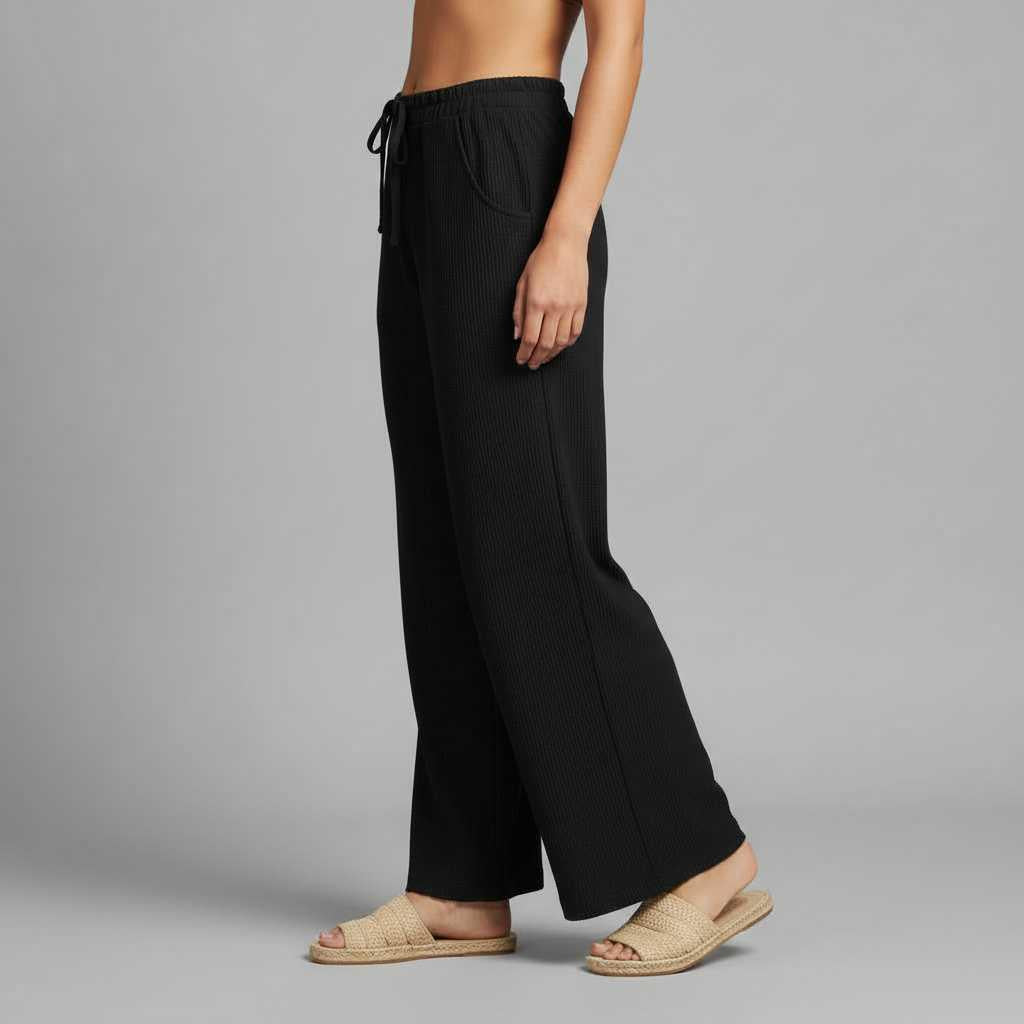 High-Waisted Corduroy Wide Leg Trousers | Women's Palazzo Pants