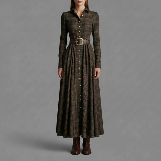 Jannali | Women's Long Sleeve Maxi Dress with Pockets