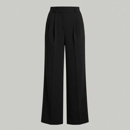 Lena Tailored Wide Leg Trousers | Women's Black Pants