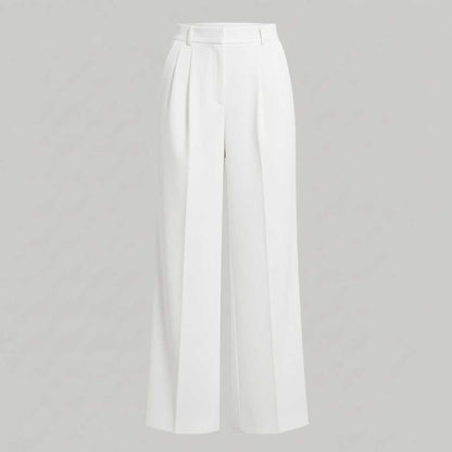 Lena Tailored Wide Leg Trousers | Women's Black Pants