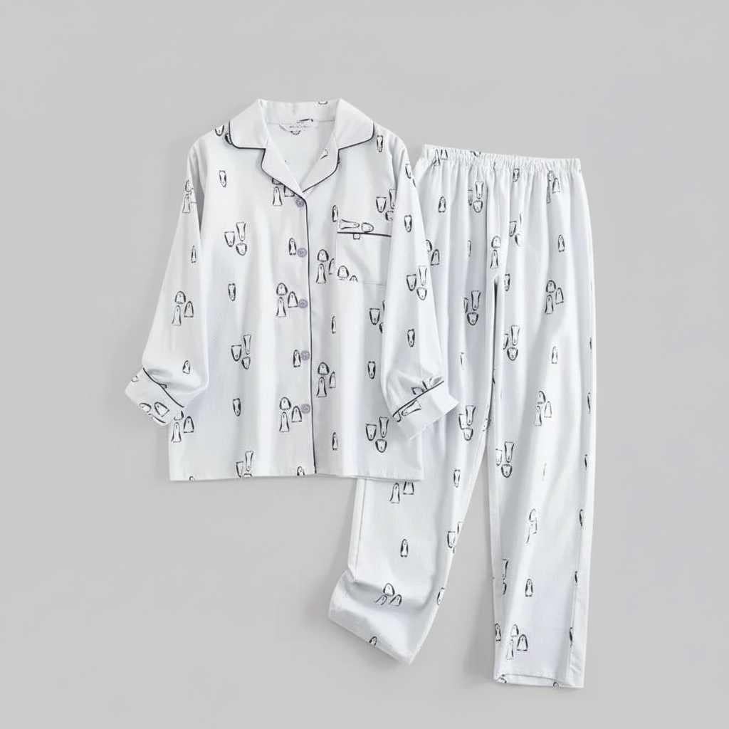 Plaid Cotton Flannel Pajama Set | Women's Sleepwear