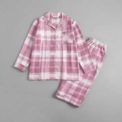 Plaid Cotton Flannel Pajama Set | Women's Sleepwear