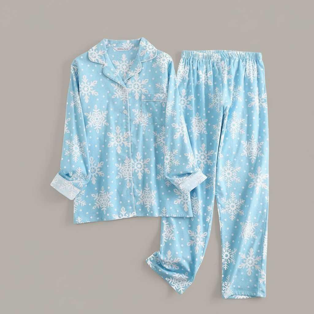 Plaid Cotton Flannel Pajama Set | Women's Sleepwear