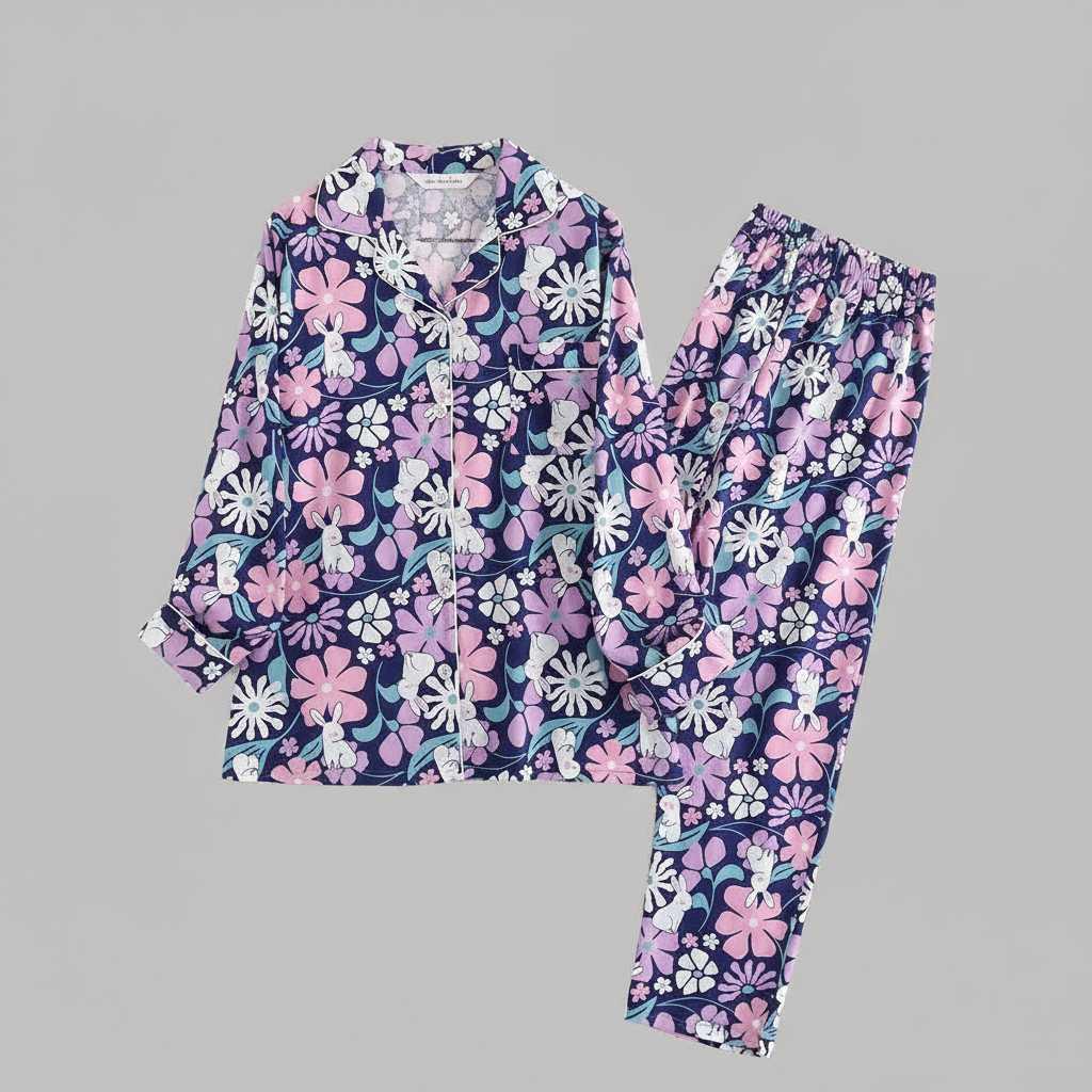 Plaid Cotton Flannel Pajama Set | Women's Sleepwear