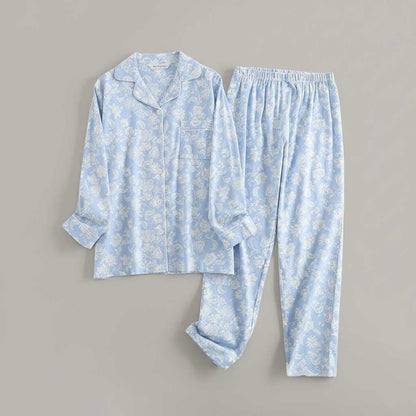 Plaid Cotton Flannel Pajama Set | Women's Sleepwear