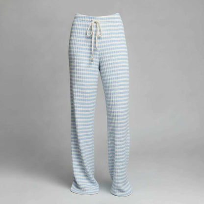Striped Lace-Up Pants | Women's Casual High Street Fashion