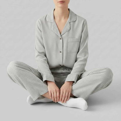 Women's Striped Pajama Set | Pajamas for Women Sleepwear